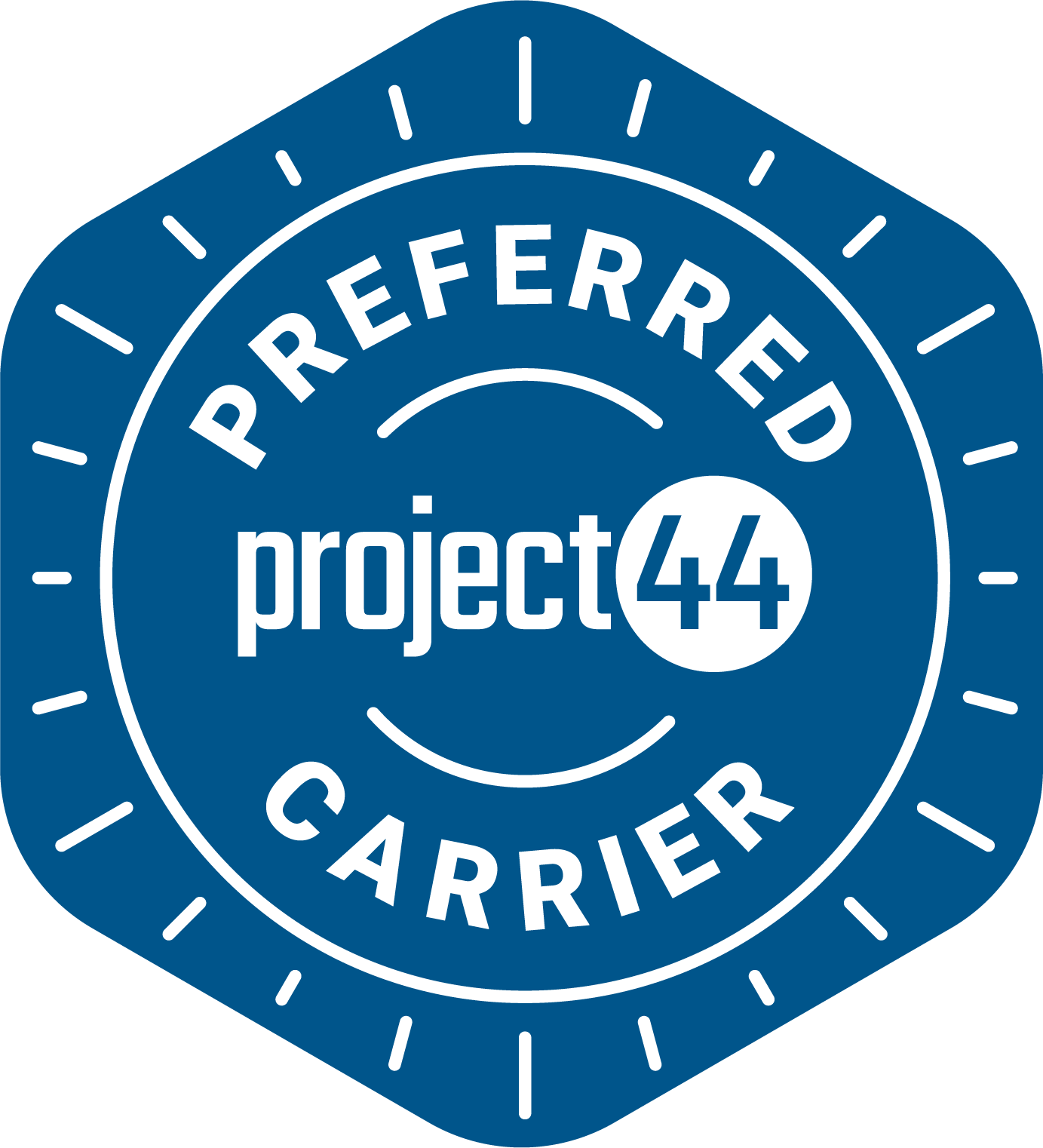 Project44 preferred carrier badge